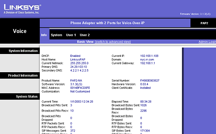 Linksys PAP2 Configuration and Review